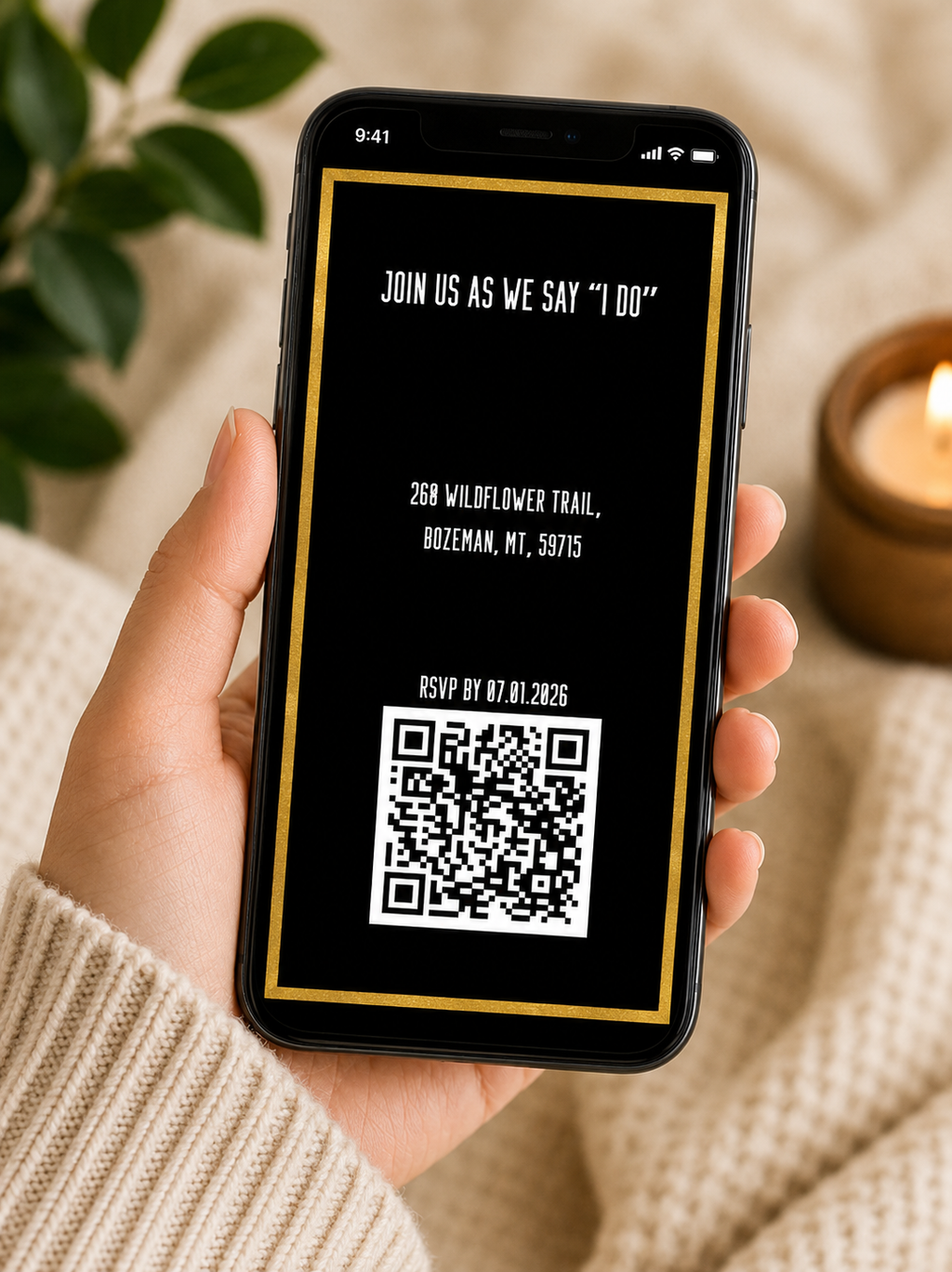 Matchbook Wedding Invitation, Perfect Match Template, Editable in Canva, Digital Download
